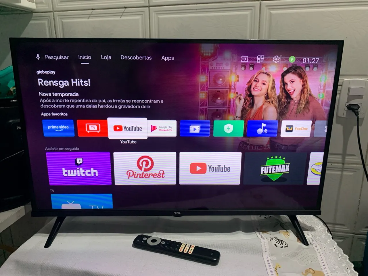 Smart TV TCL - 32 Plgd Comando de Voz