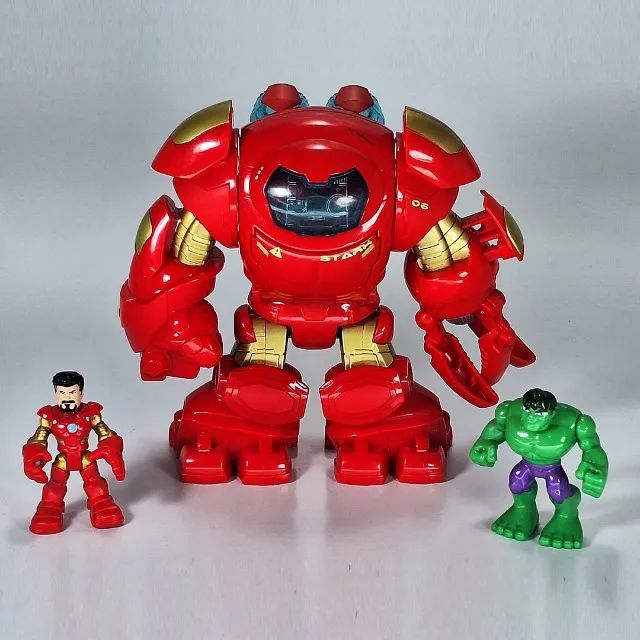 Hulkbuster Marvel Super Hero Adventures Playskool Hasbro (Usado)