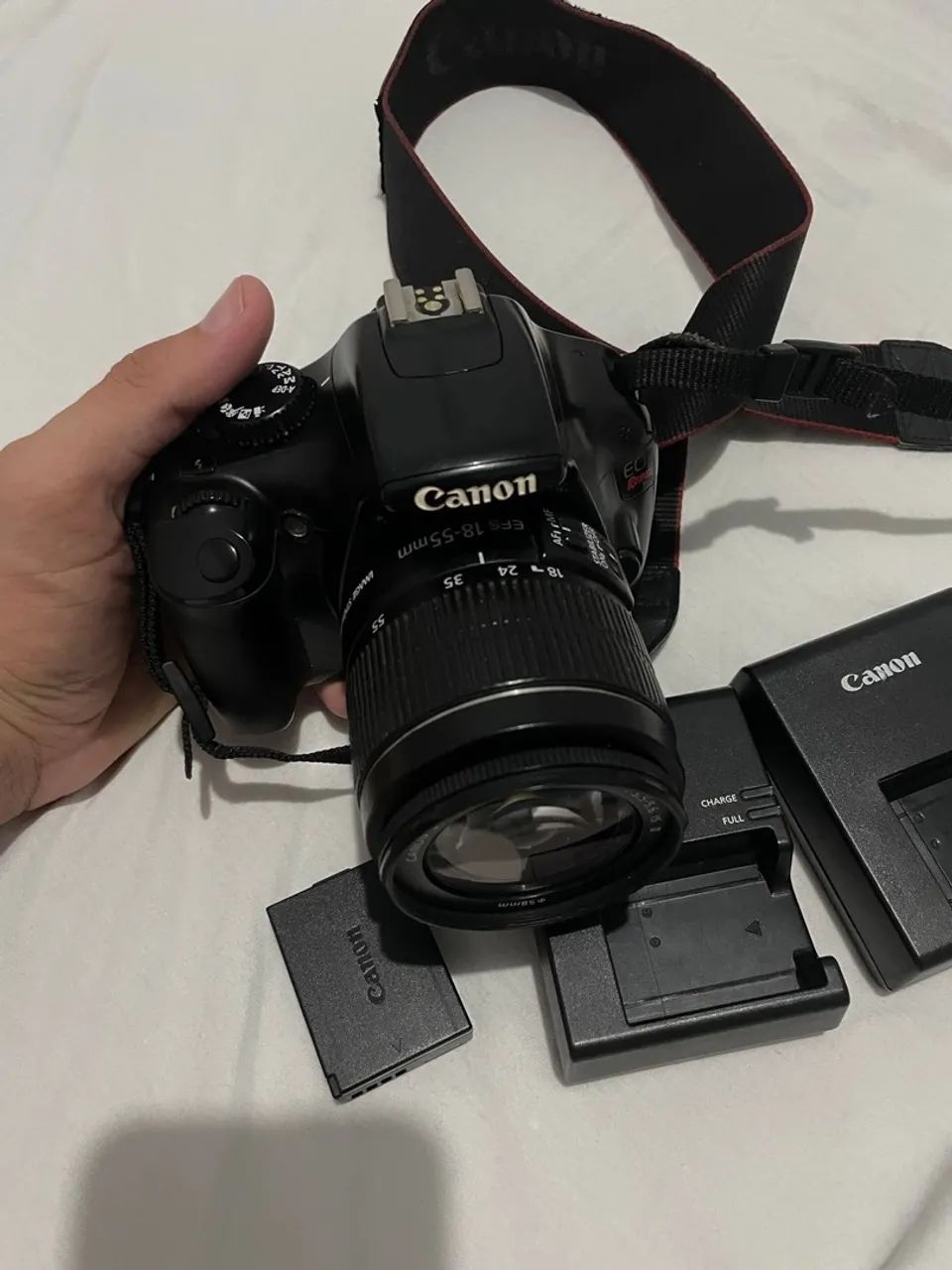 Canon Eos Rebel T3 + Lente Kit - Usada - Foto 5