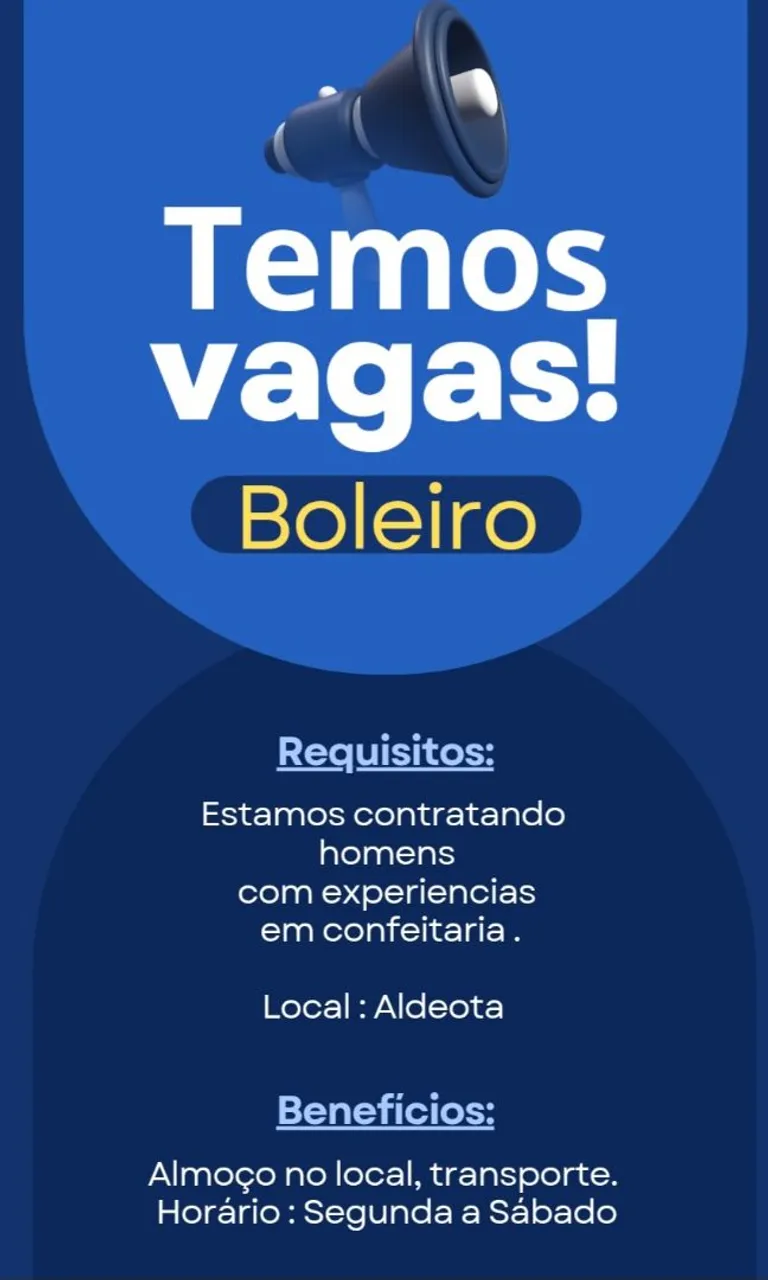 Vaga Boleiro