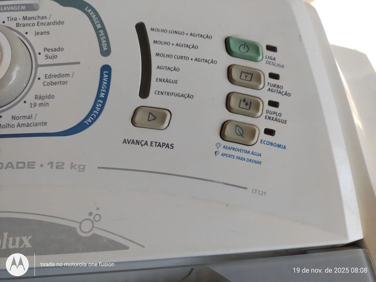 LAVADORA ELECTROLUX LT12F 220V - Foto 2
