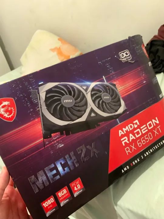 Placa de Vídeo MSI Radeon RX 6650 XT Mech 2X 8GB GDDR6