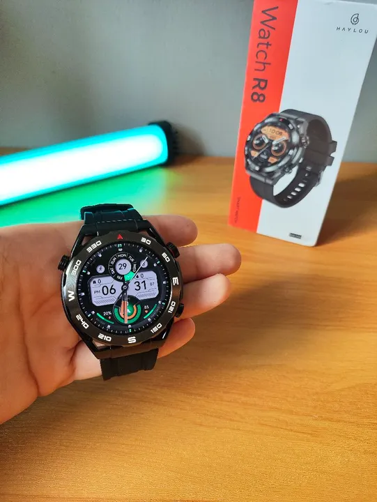Smartwatch Haylou R8 - Novo - Tela AMOLED