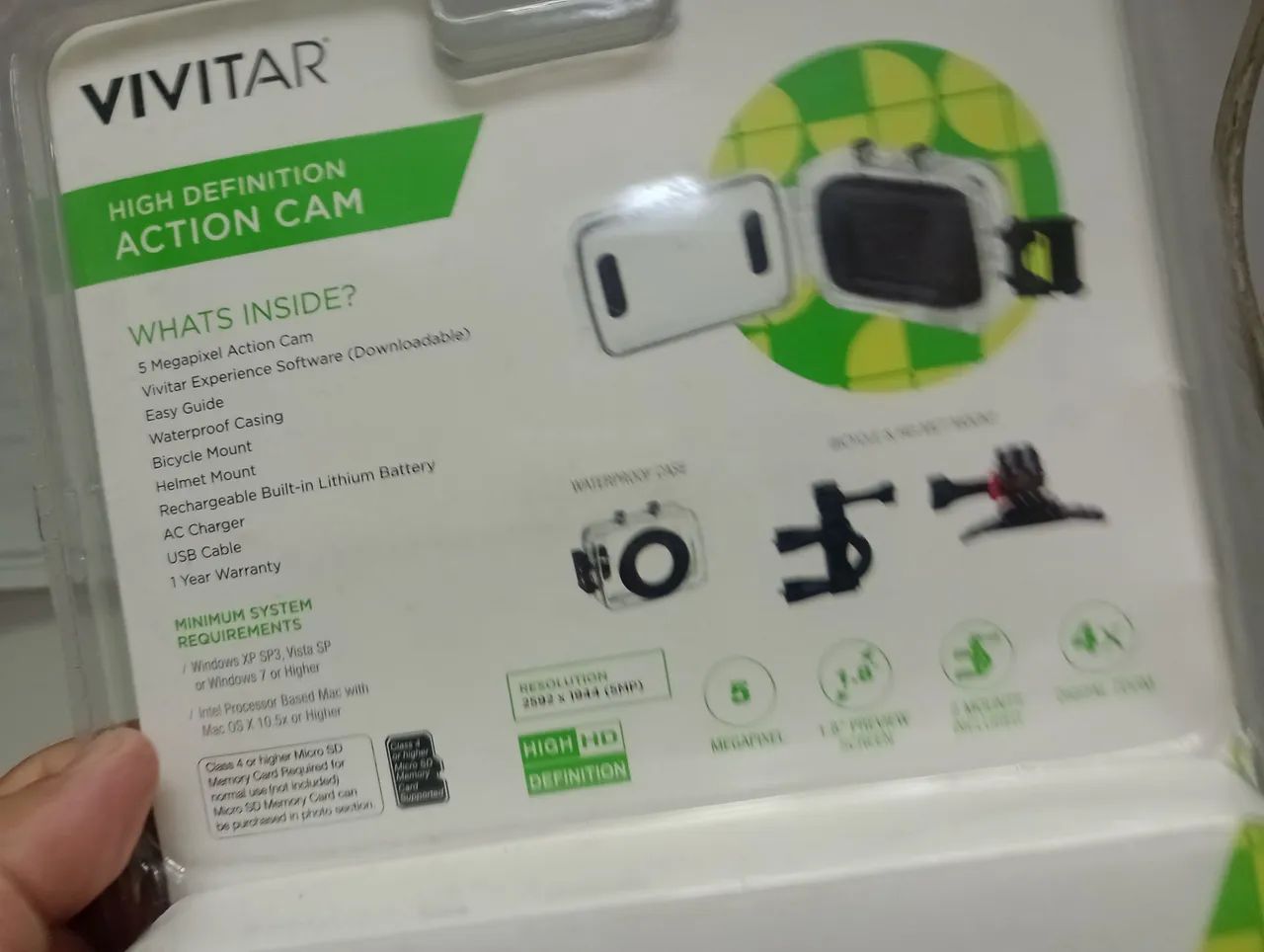 Câmera de Ação Vivitar DVR783HD - Alta Definição  estilo Go pro - Foto 3