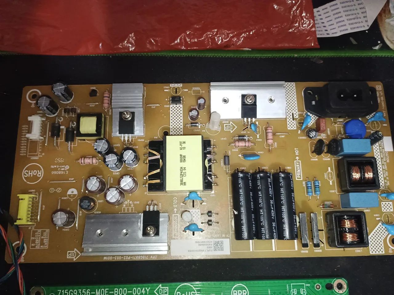 Placa principal e fonte tv Philips 43PFG5813/78 tudo como na foto. - Foto 3