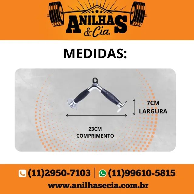 Puxador V Cromado Import. - Foto 2