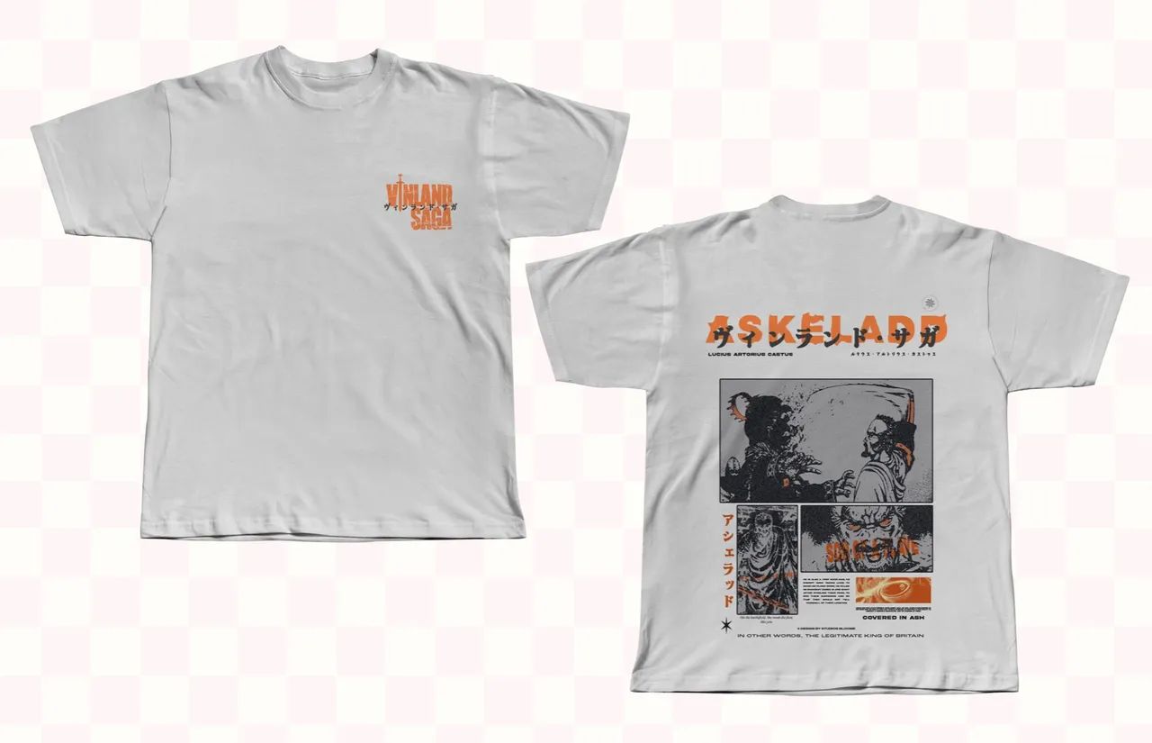 Camiseta Vinland Saga Askeladd - Foto 2