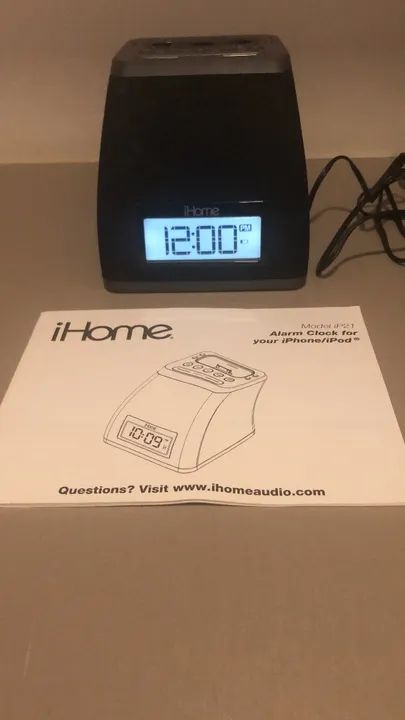 Despertador iHome iP21 - Som, Estilo e Praticidade em Um Só Produto!