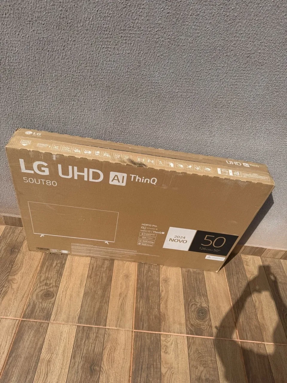 Tv 50 lg 4k nova lacrada 