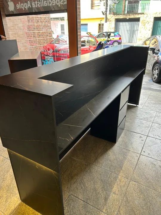 Balcão para recepção todo em MDF  - Foto 2