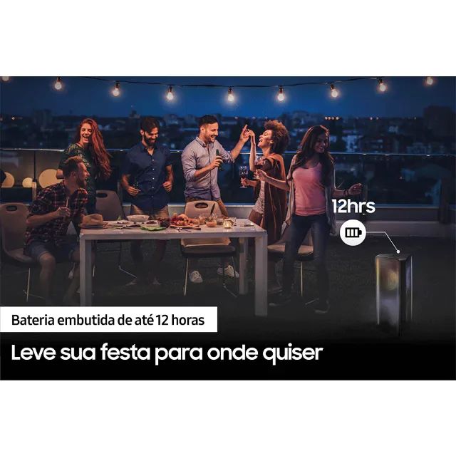 Caixa de Som Samsung Bluetooth Nova Lacrada MX-ST45B - Foto 5