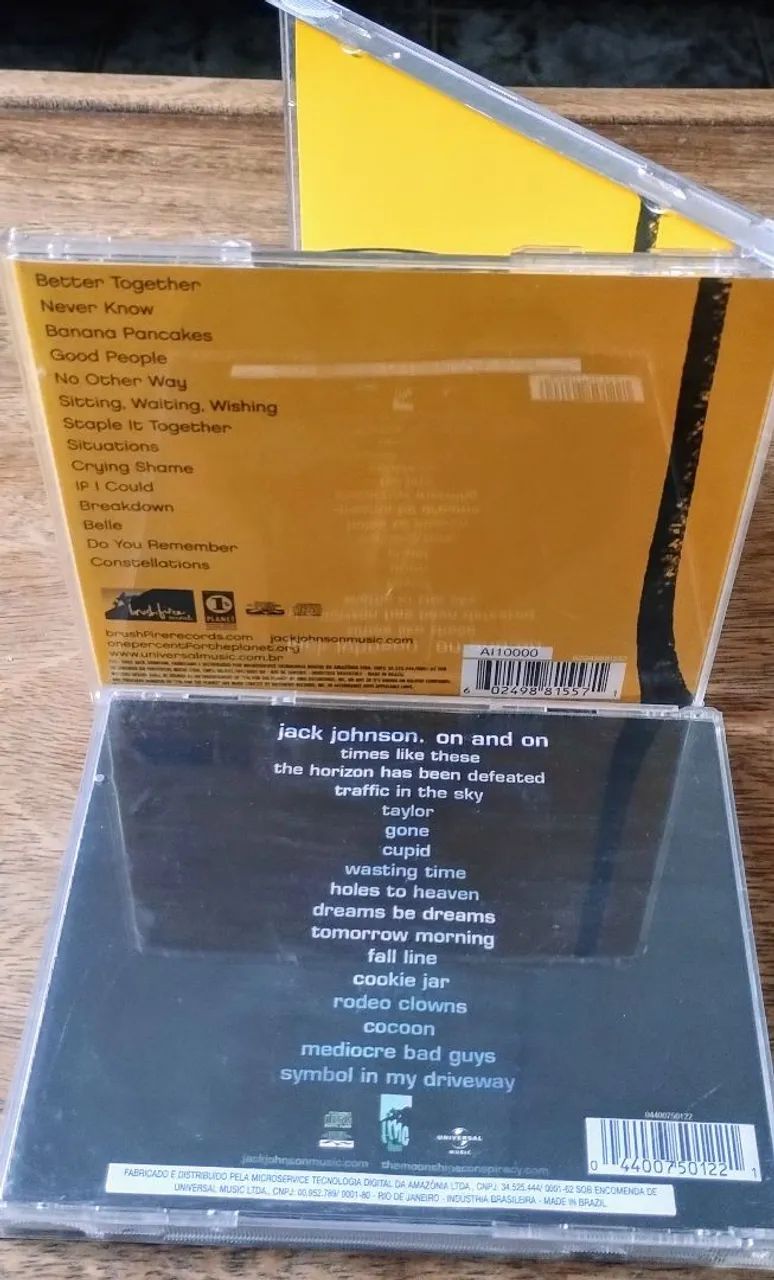 2 CDs do Jack Johnson: In Between Dreams e On and On - Foto 2