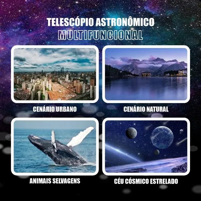 Telescópio Refrator Astronômico F36050 com Tripé + Acessórios - Até 90x - Foto 3