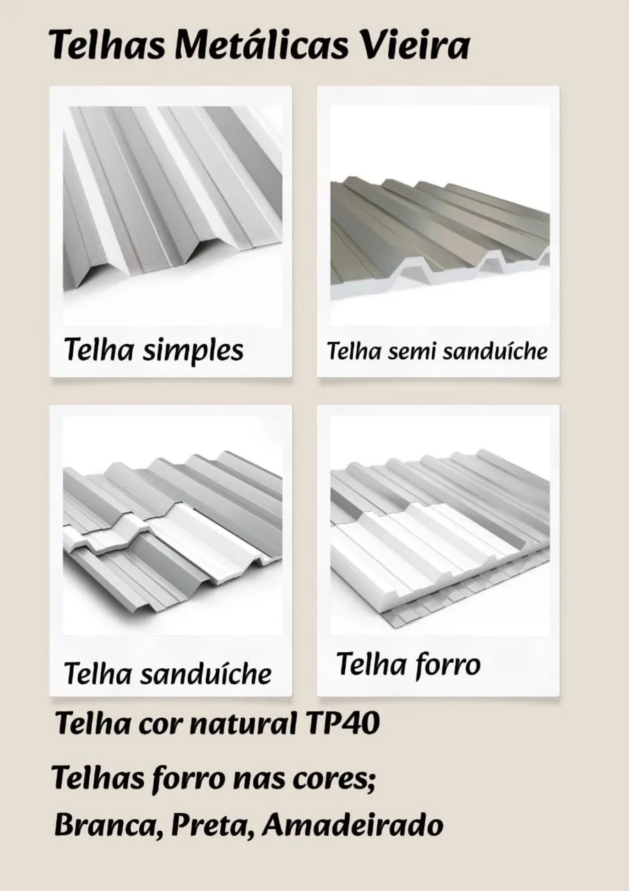 Telha metálica TP 40 