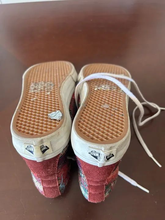 Tênis Vans Old Skool Vinho - Foto 4