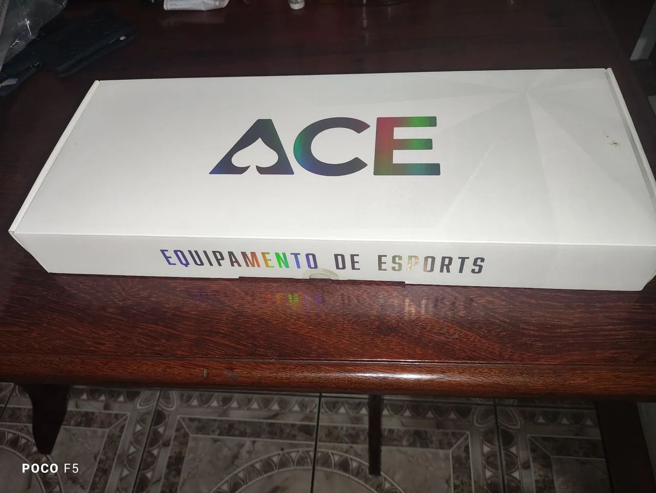 Teclado Mecânico Gamer Fallen Ace RGB, Swith Blue ABNT2 Branco  (NOVO) - Foto 4