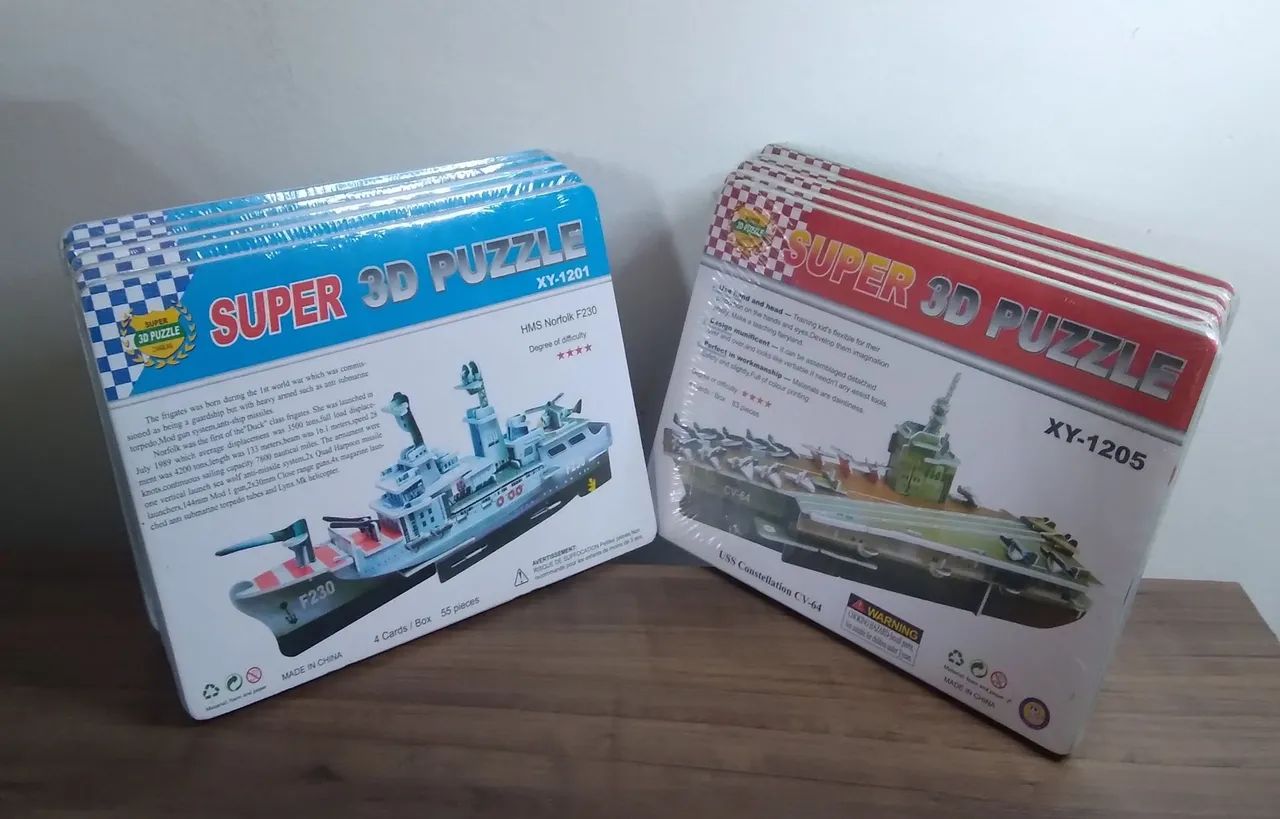 Super 3D Puzzle navios de guerra 