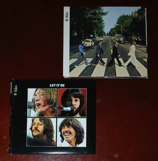 Cds The Beatles - "Abbey Road" e "Let It Be" (2 Cds) <= Promo até 29/06