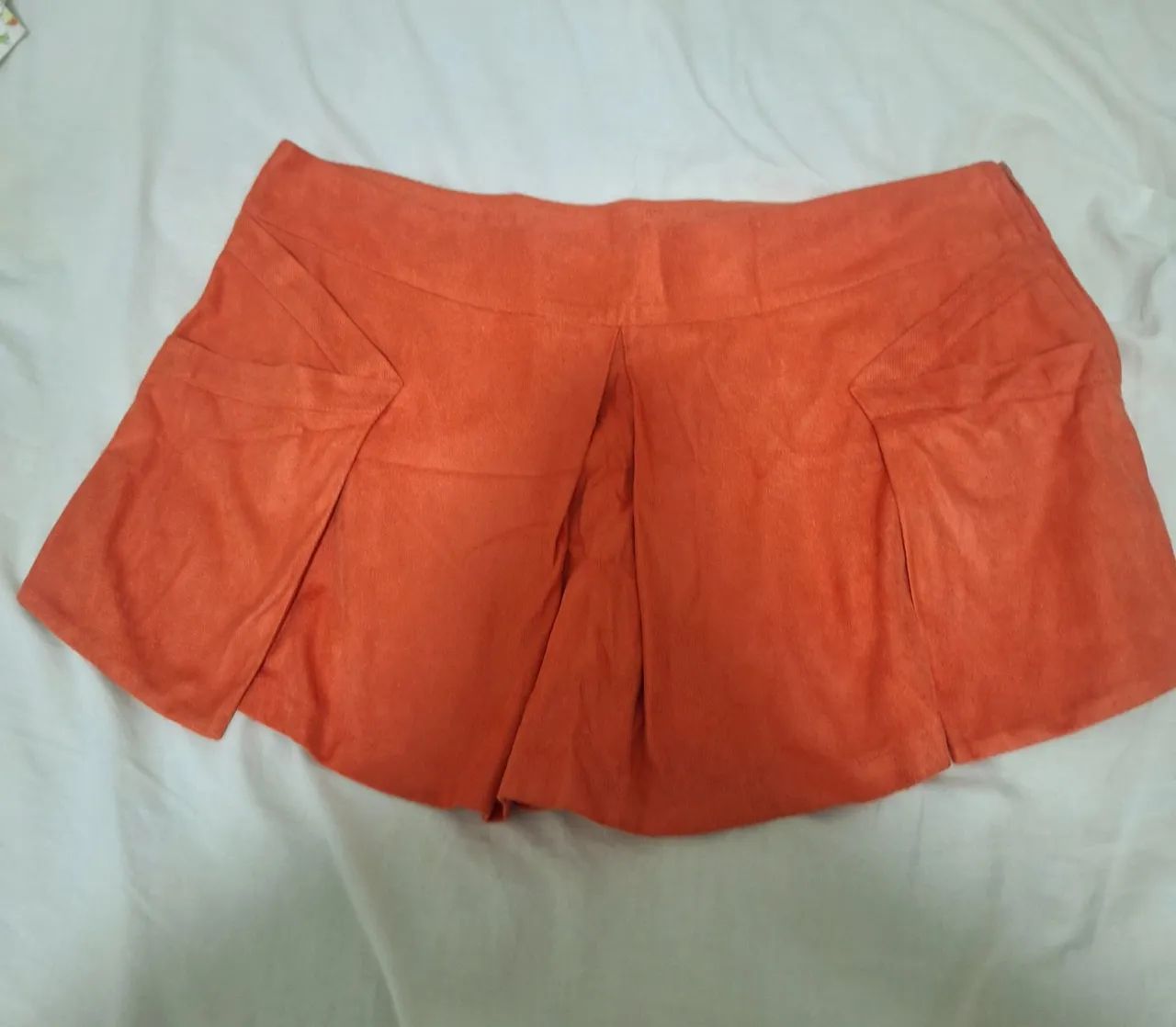 Shorts Laranja Feminino - Foto 2