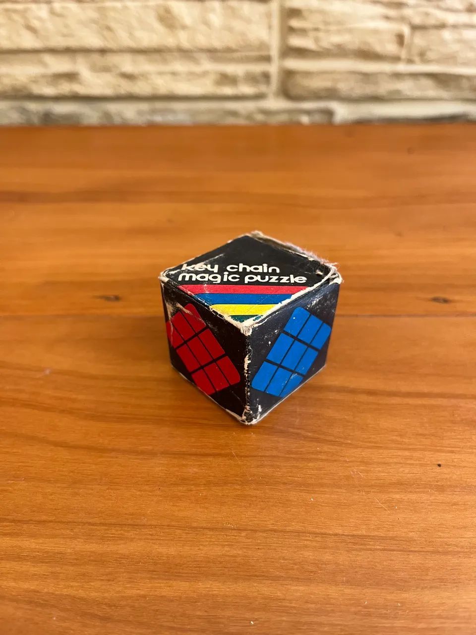 Chaveiro cubo mágico antigo na caixa  - Foto 2