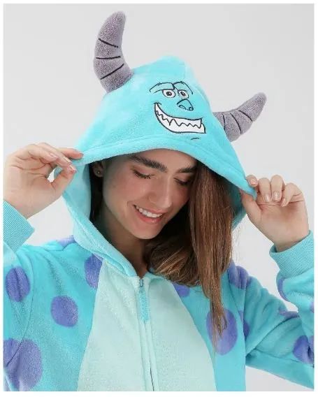 Pijama Macacão Monstros S.A. Suley GG