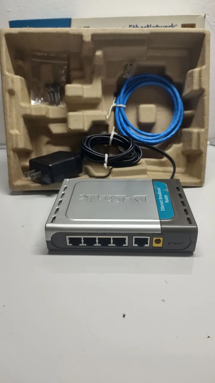 Roteador D-Link Express EtherNetwork DI-604 4 Portas - Foto 3