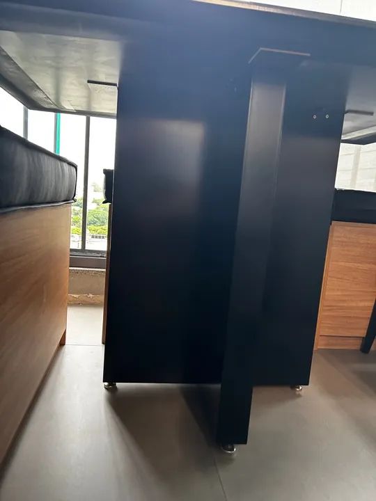 Mesa de jantar tampo de vidro 4 lugares - Foto 2