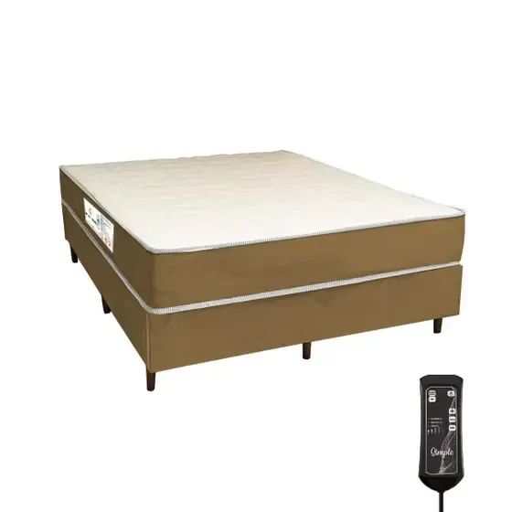Cama Box  Magnético Massageador Casal ACOPLADO - Foto 3