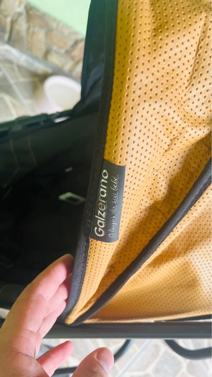 Carrinho De Bebê Capri Dupla Face Preto Caramelo - Galzerano - Foto 6