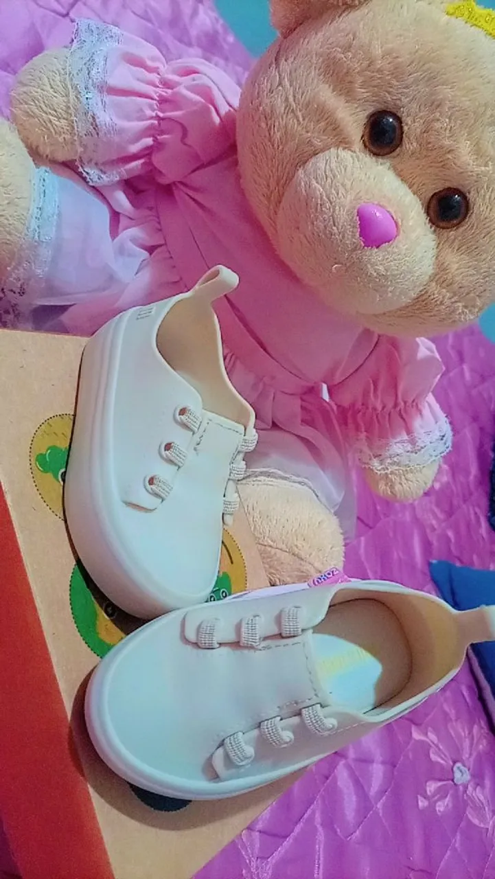 Tênis Infantil Feminino mini Melissa n°17/18
