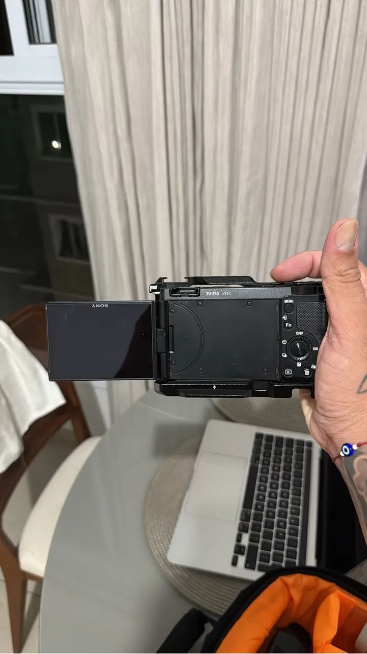 CÂMERA SONY ZVE10 + LENTE KIT 16-50mm - Foto 4