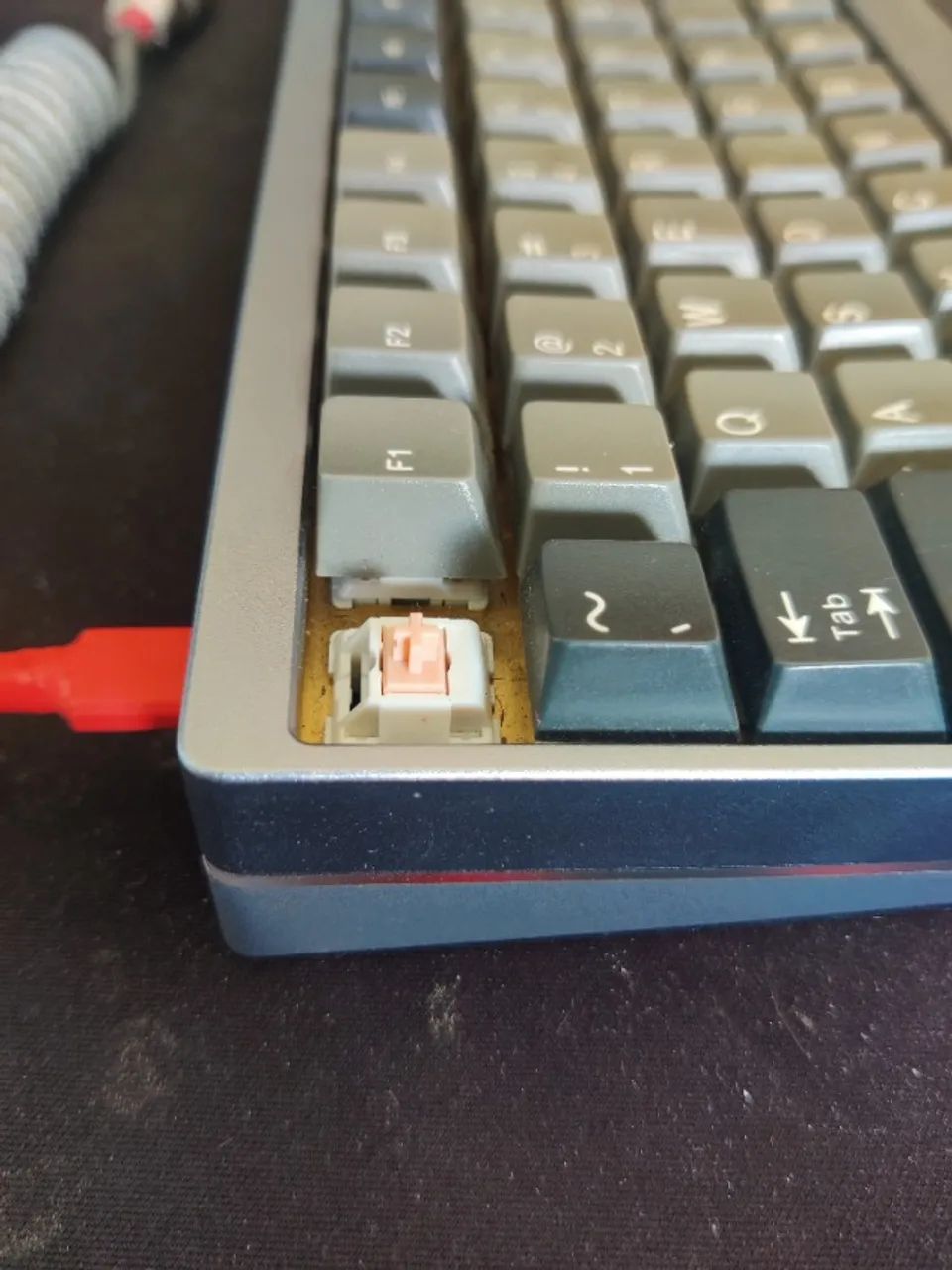Teclado Kbdfans Kbd75v2 + Enjoypbt Dolch Keycaps (sem cabo) - Foto 2