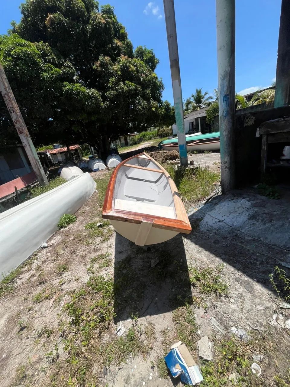 Canoa em fibra 7.50mts  - Foto 2