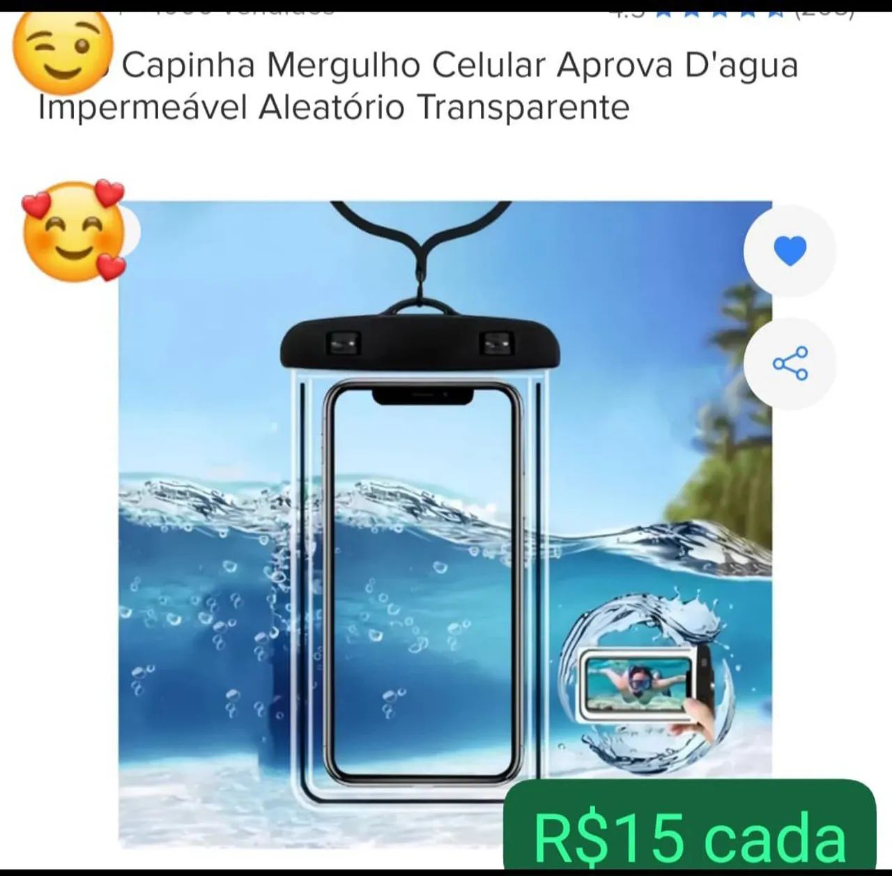  Capinha a Prova d'água Bangu  - Foto 2