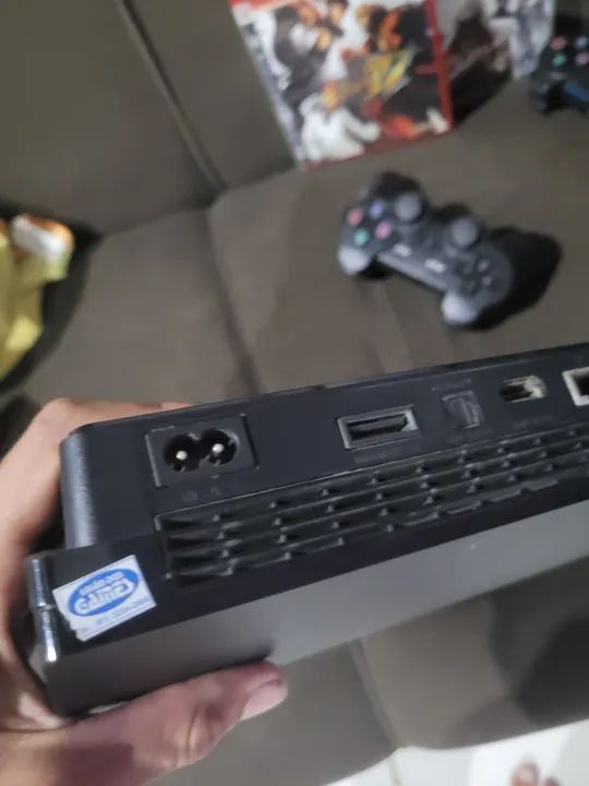 Playstation 3 Slim com jogos - Foto 4