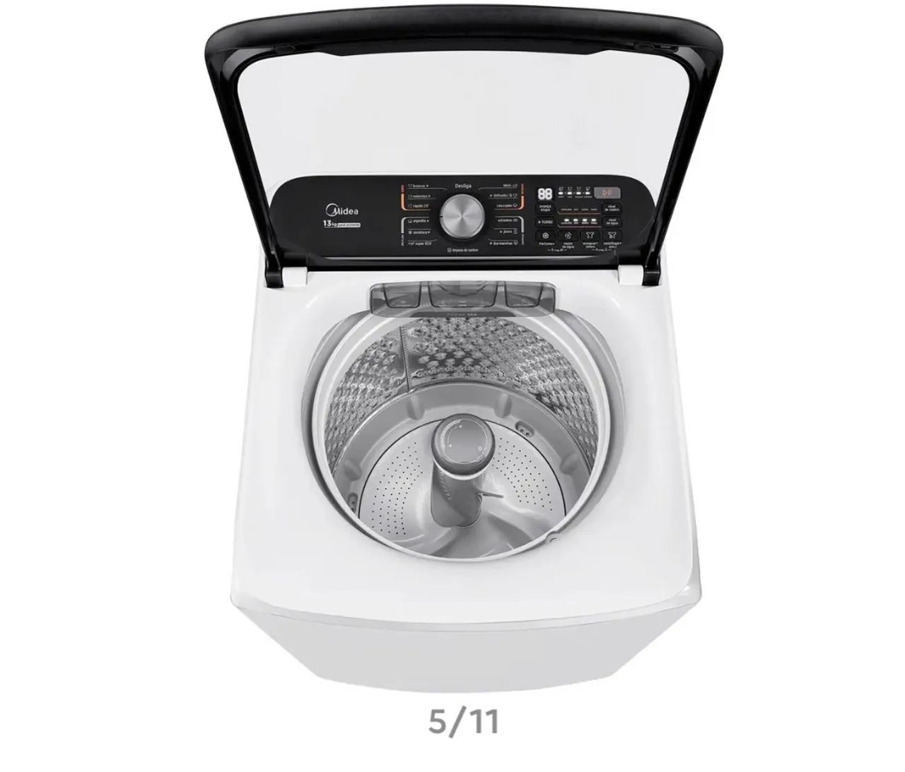 Máquina de Lavar Midea 13kg Branca - Foto 3