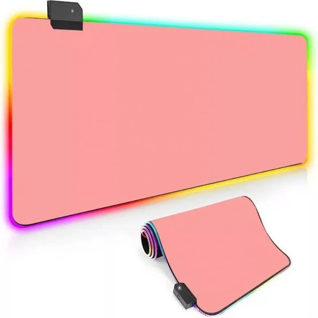 Mousepad gamer RGB ROSA 80X30