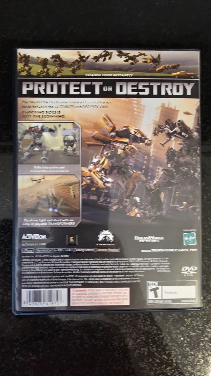 Transformers: The Game - PS2 original americano COMPLETO - Foto 4