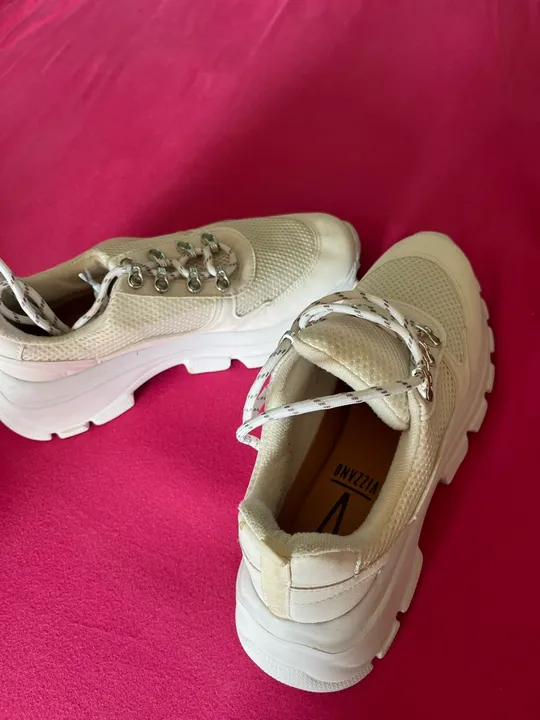 Tênis Converse Branco vizzado