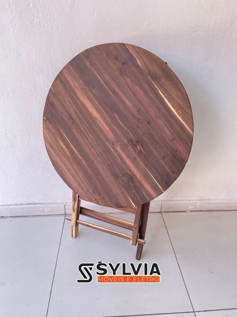 MESA EM MADEIRA DOBRÁVEL UNIDADE - Foto 2