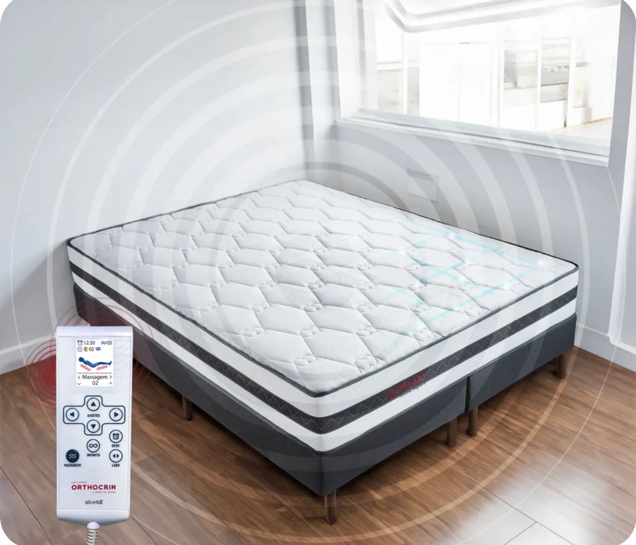 Colchão persona magnetic massageador 