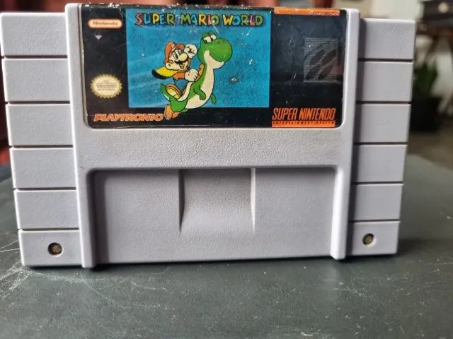 Cartucho Super Mario World Original para Super Nintendo  Super Nintendo Snes 0029 (Usado)