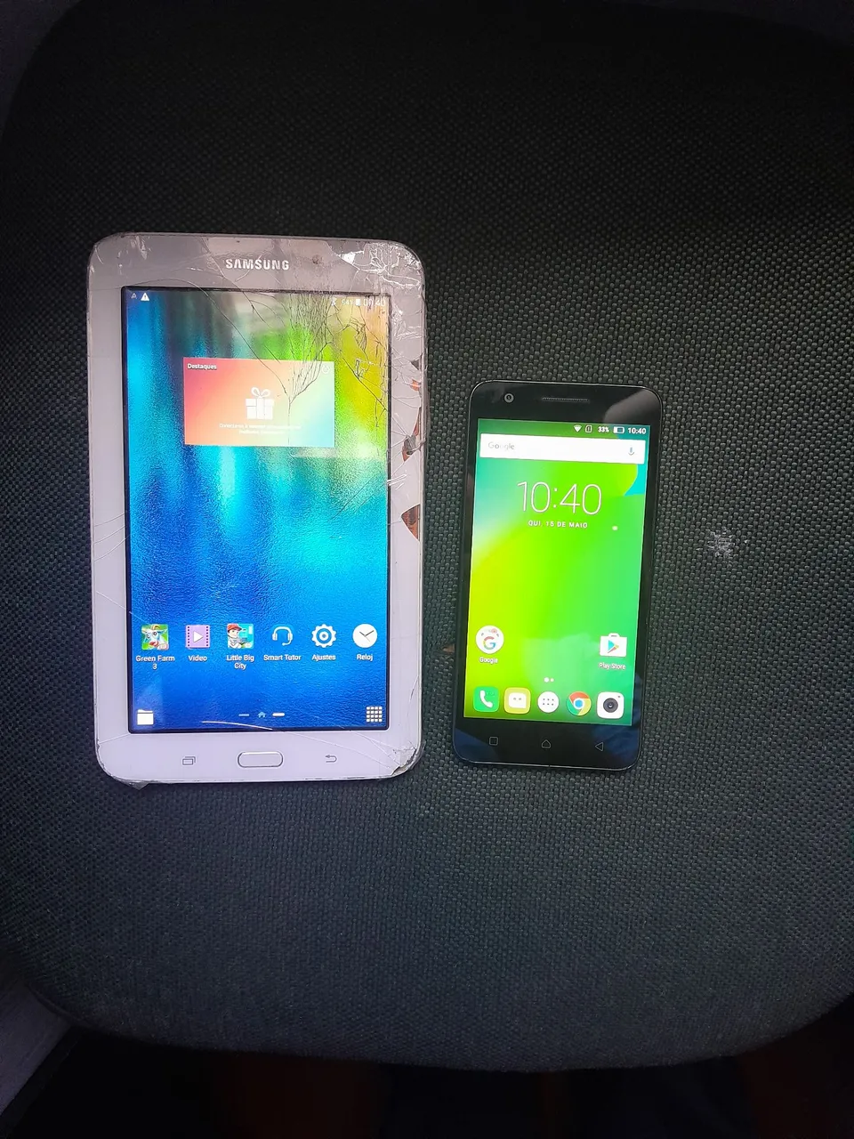 Lenovo C2 e Samsung tab