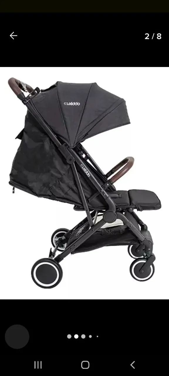 Carrinho Dobrável E bebê conforto Kiddo - Foto 2