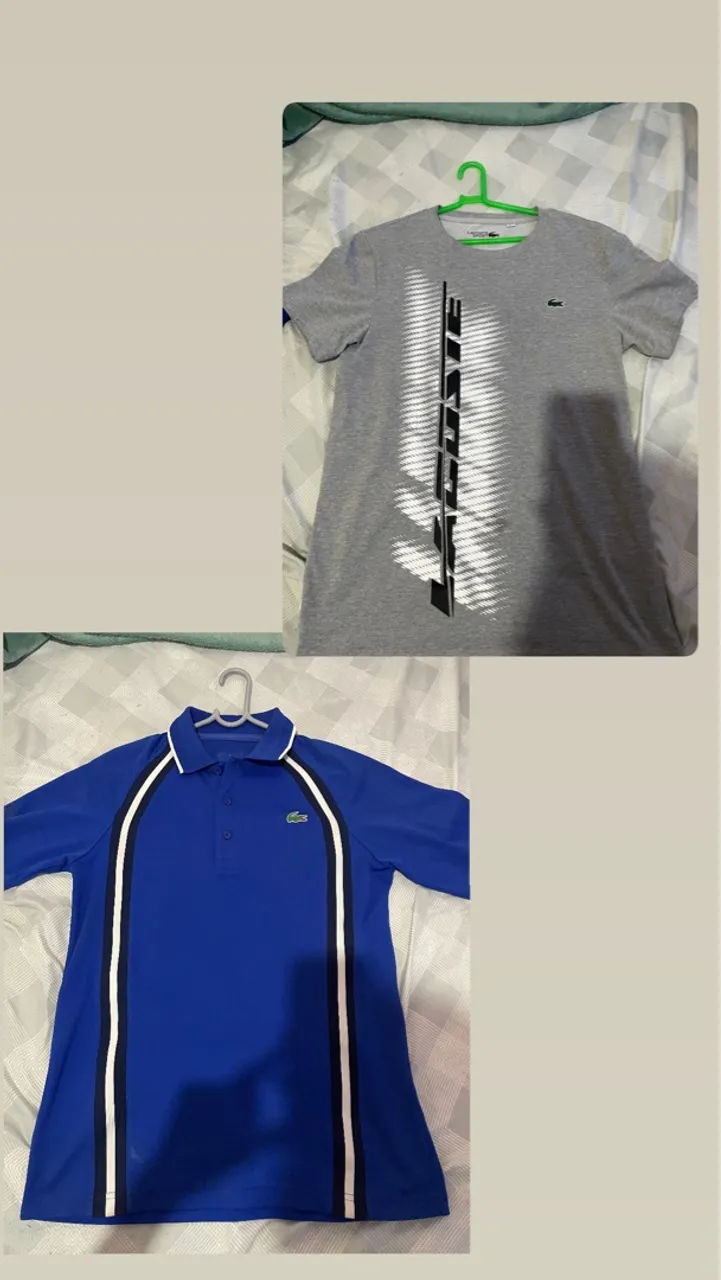 Camisetas Lacoste Originais, mais informações chama aqui