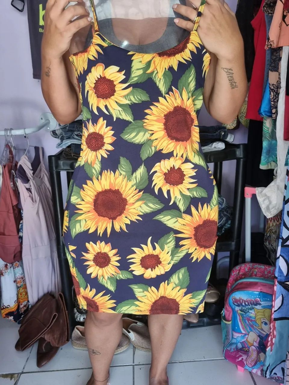 Vestido de Sol Girassol - Tamanho M