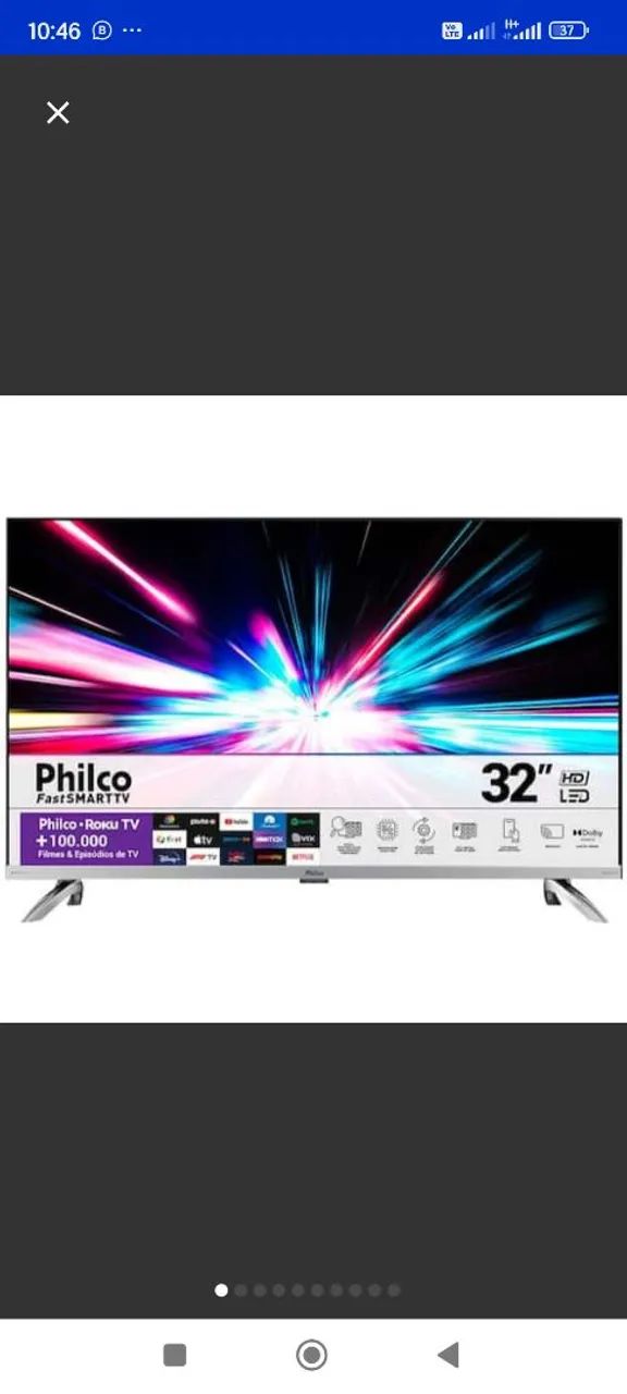 TV Philco Roku Smart 4K 32 polegadas  - Foto 5