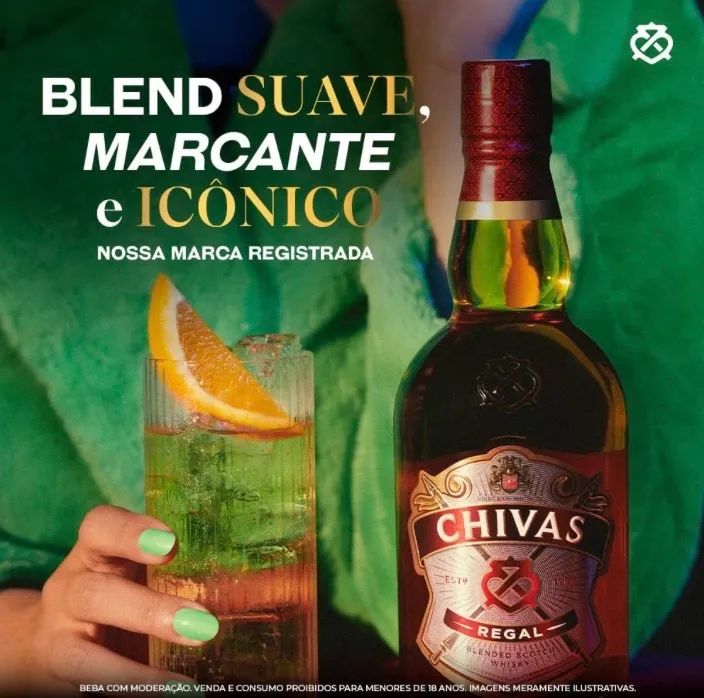 Whisky Chivas Regal 12 Anos - Garrafa de 1 litro - Foto 2