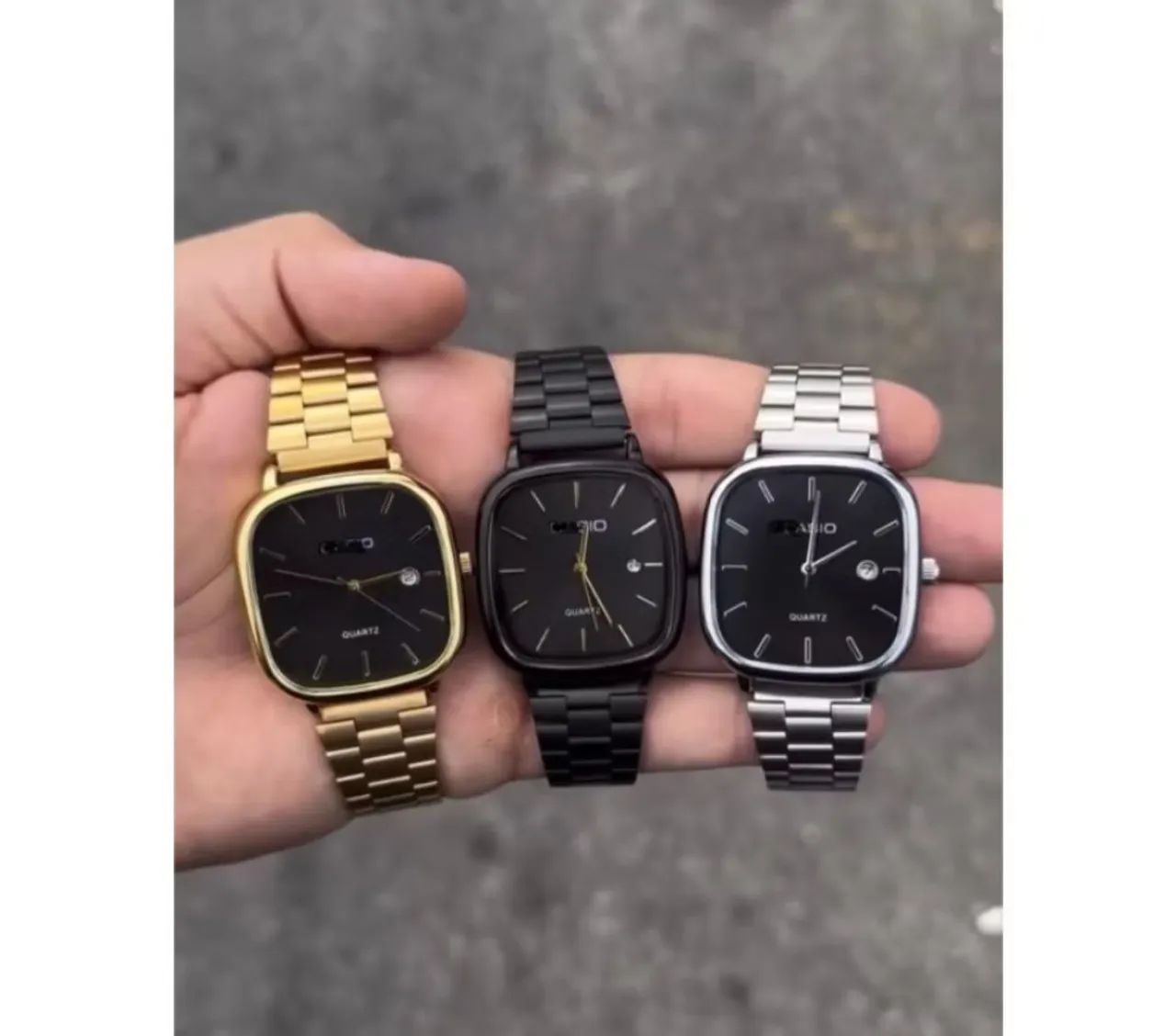 Relógios Casio Quadrados Analógicos - Diversas Cores