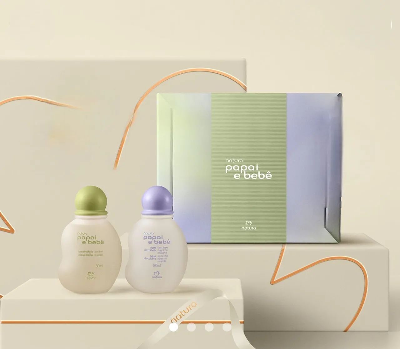 Kit Natura Papai e Bebê - Água de Colônia